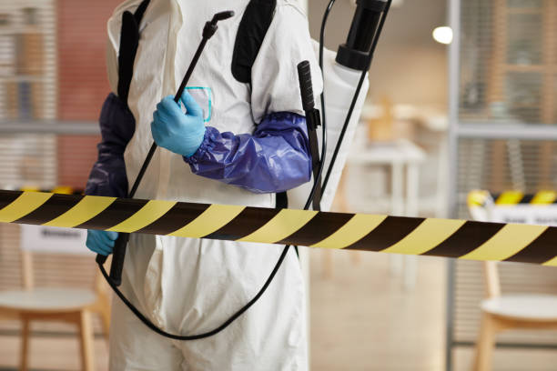 Professional Biohazard technician working in Eden, WI